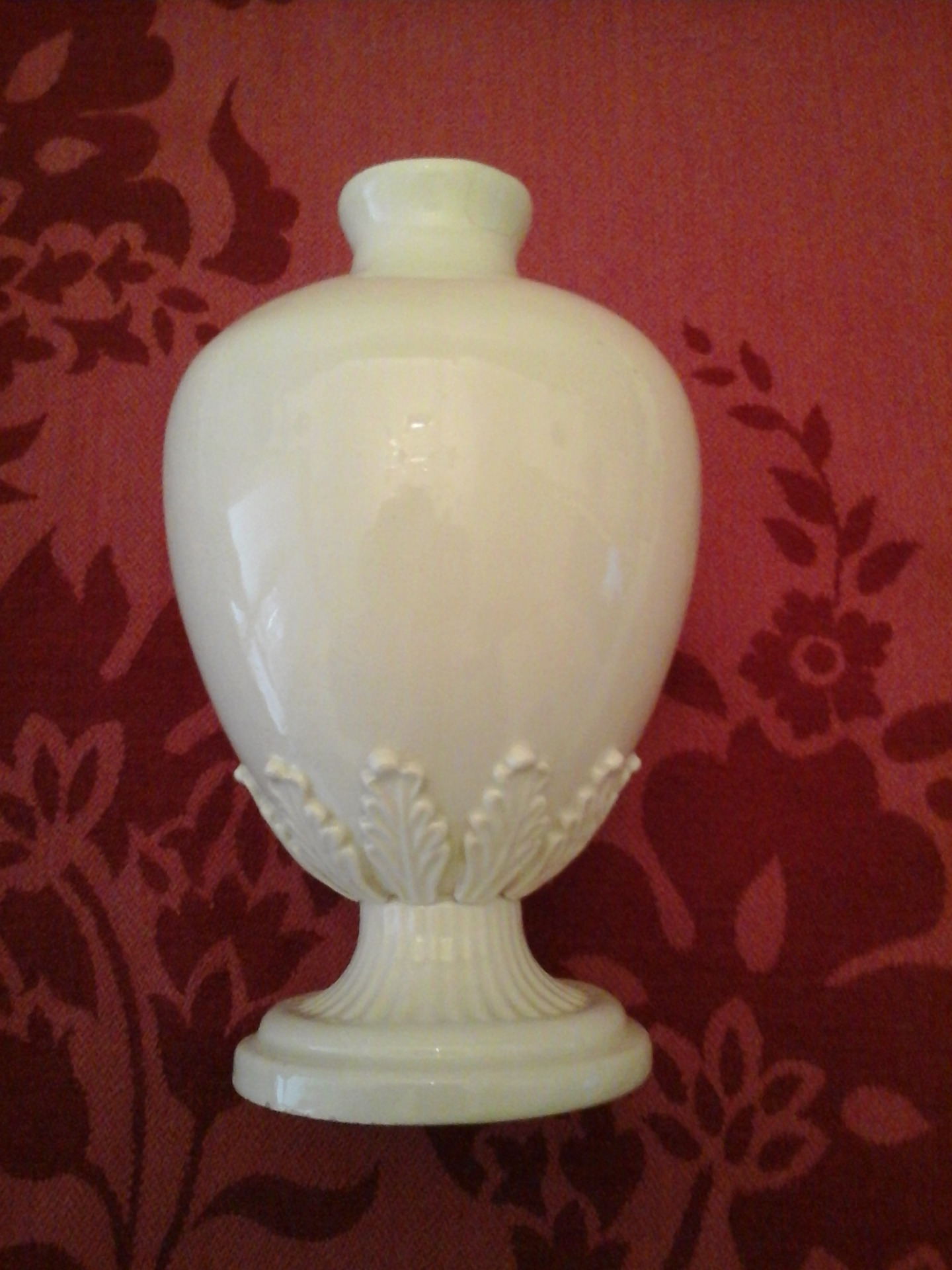 Vaso ceramica bianca